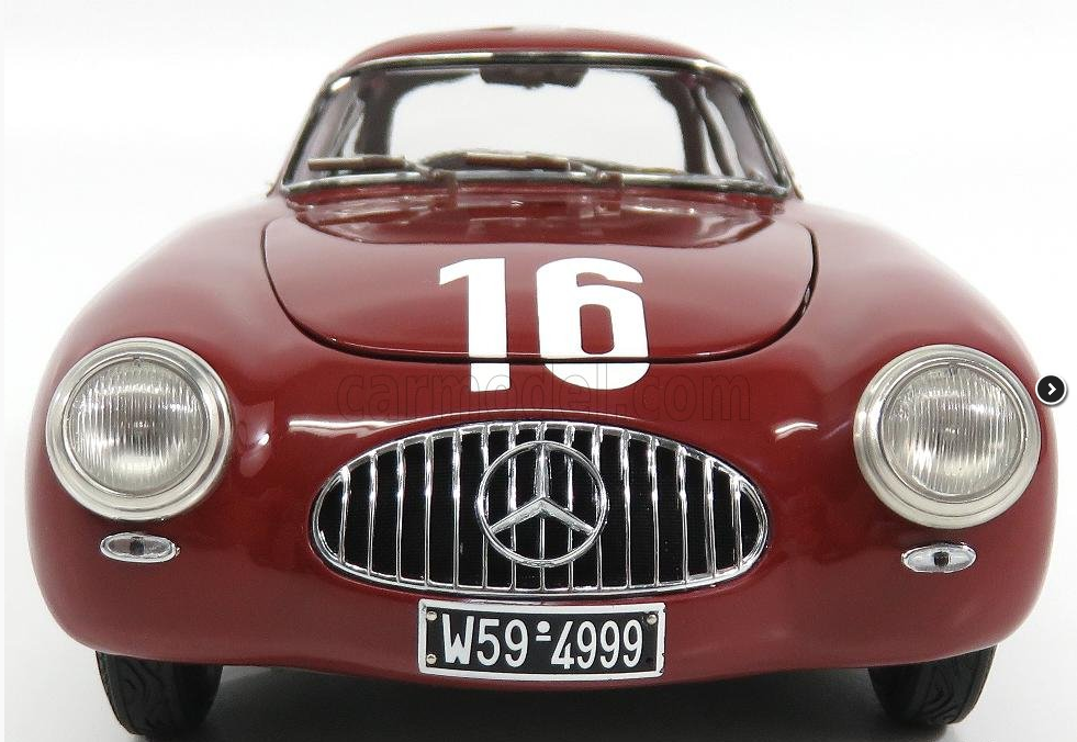 CMC - 1/18 - MERCEDES BENZ - 300SL (W154) TEAM DAIMLER-BENZ AG N 16 BERN GP 1952 R.CARACCIOLA - RED