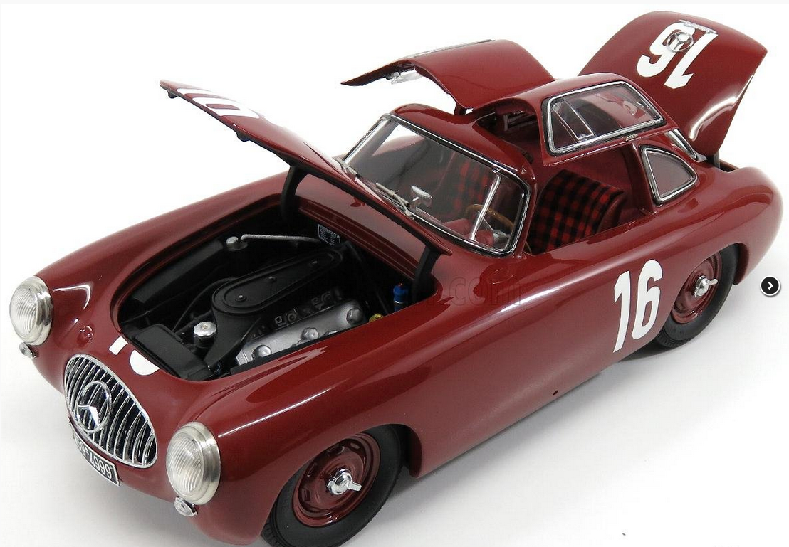 CMC - 1/18 - MERCEDES BENZ - 300SL (W154) TEAM DAIMLER-BENZ AG N 16 BERN GP 1952 R.CARACCIOLA - RED