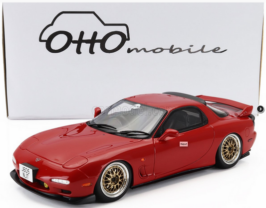 OTTO-MOBILE - 1/18 - MAZDA - RX-7 KHYZYL SAKEEM 2020 - RED