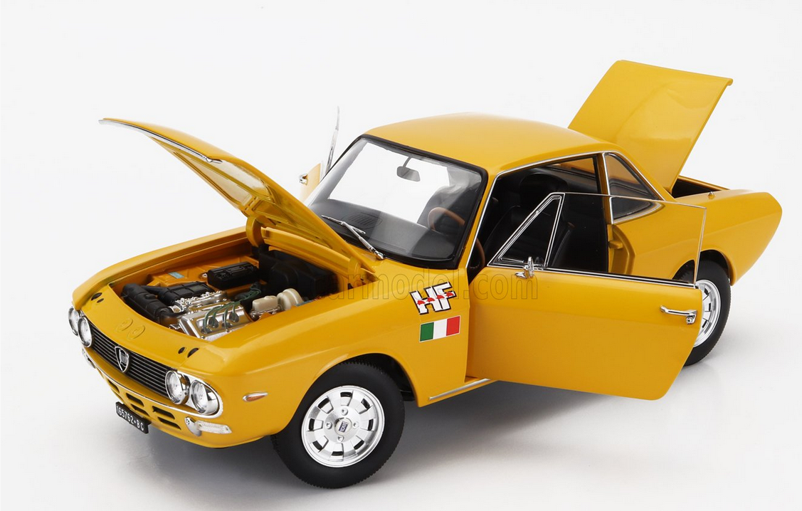 NOREV - 1/18 - LANCIA - FULVIA 1600 HF LUSSO 1971 - ORANGE