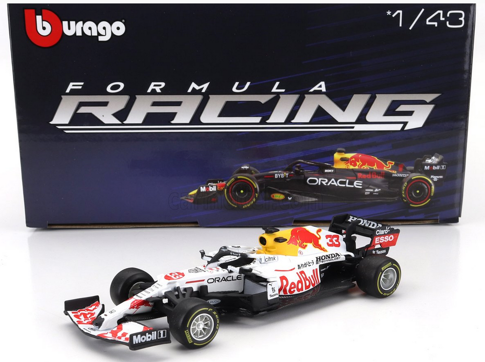 BURAGO - 1/43 - RED BULL - SET F1 4X RB19 TEAM ORACLE RED BULL RACING