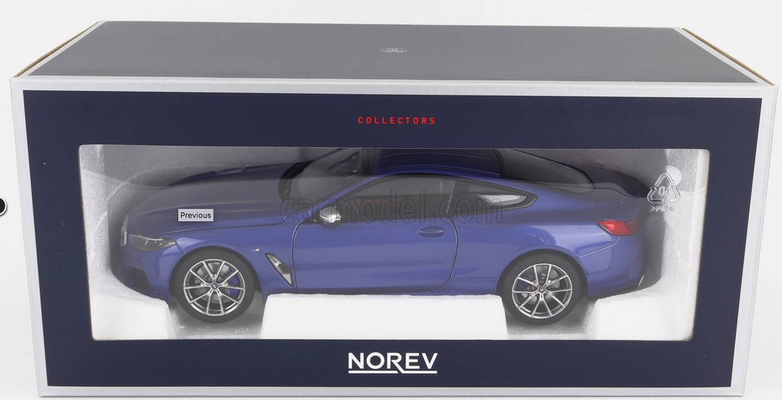 NOREV - 1/18 - BMW - 8-SERIES 850i COUPE (F92) 2019 - BLUE MET