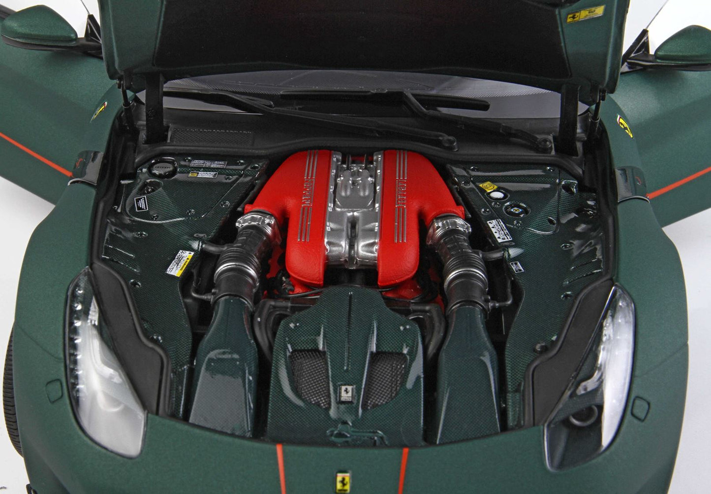 BBRModels - Ferrari F12 TDF Verde Opaco  con vetrinetta