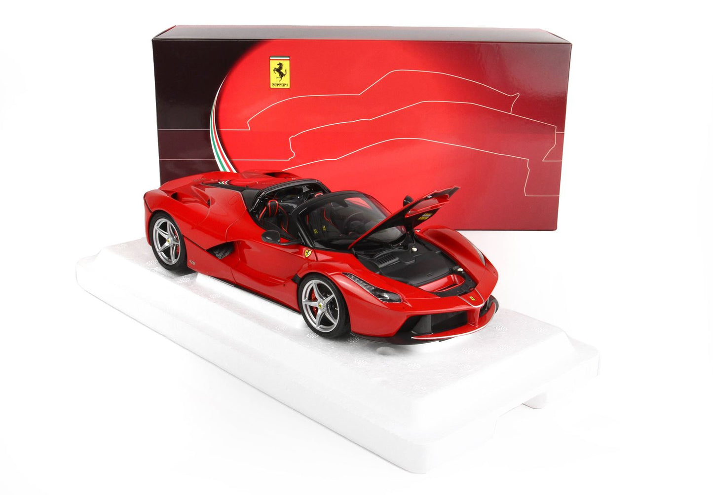 BBRMODELS - 1/18 -Ferrari LaFerrari APERTA Rosso Corsa 322