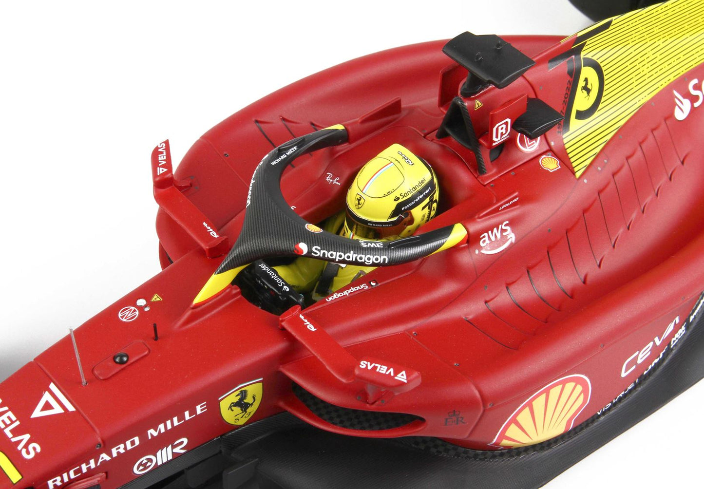 BBRModels - Ferrari 1/18 SF-75 GP 2022  Italia Monza 2022 P2 C. Leclerc