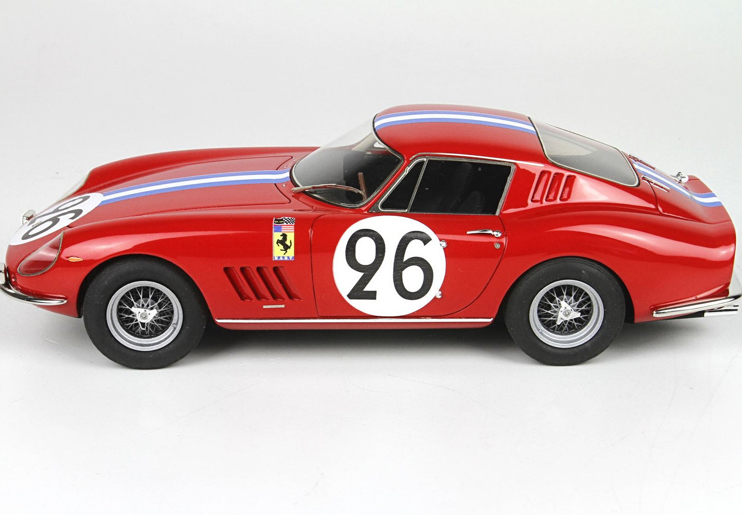 Ferrari 275 GTB Competizione Le Mans 1966 con Vetrinetta 1/18