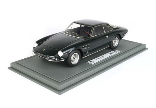 BBRModels - Ferrari 500 Superfast 1965 Serie II Verde Scuro  con Vetrinetta