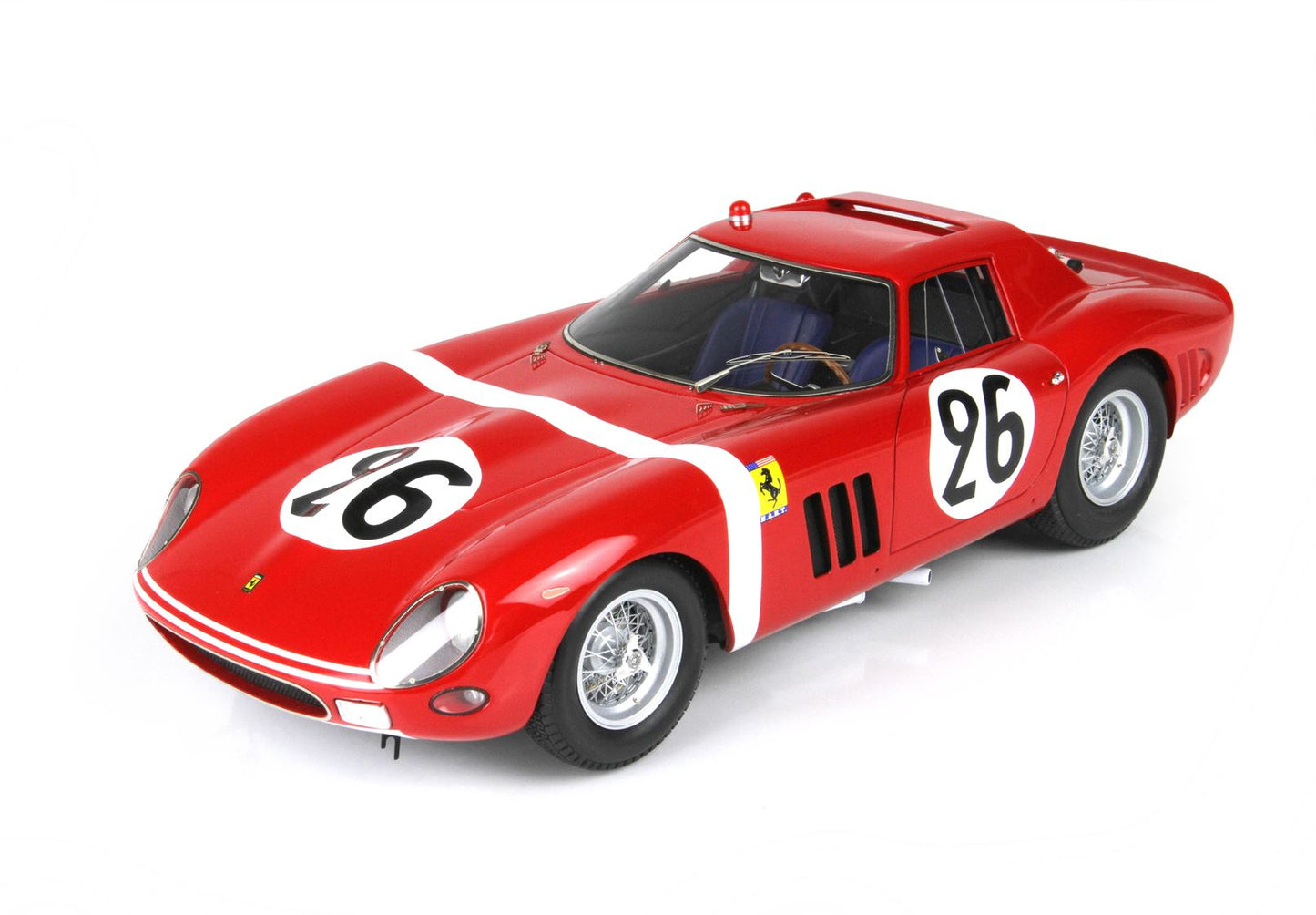 BBRModels - Ferrari 250 GTO 24 H Le Mans 1964 S/N 5571 GT Car N. 26 Hugus - Rosinski Vetrinetta inclusa