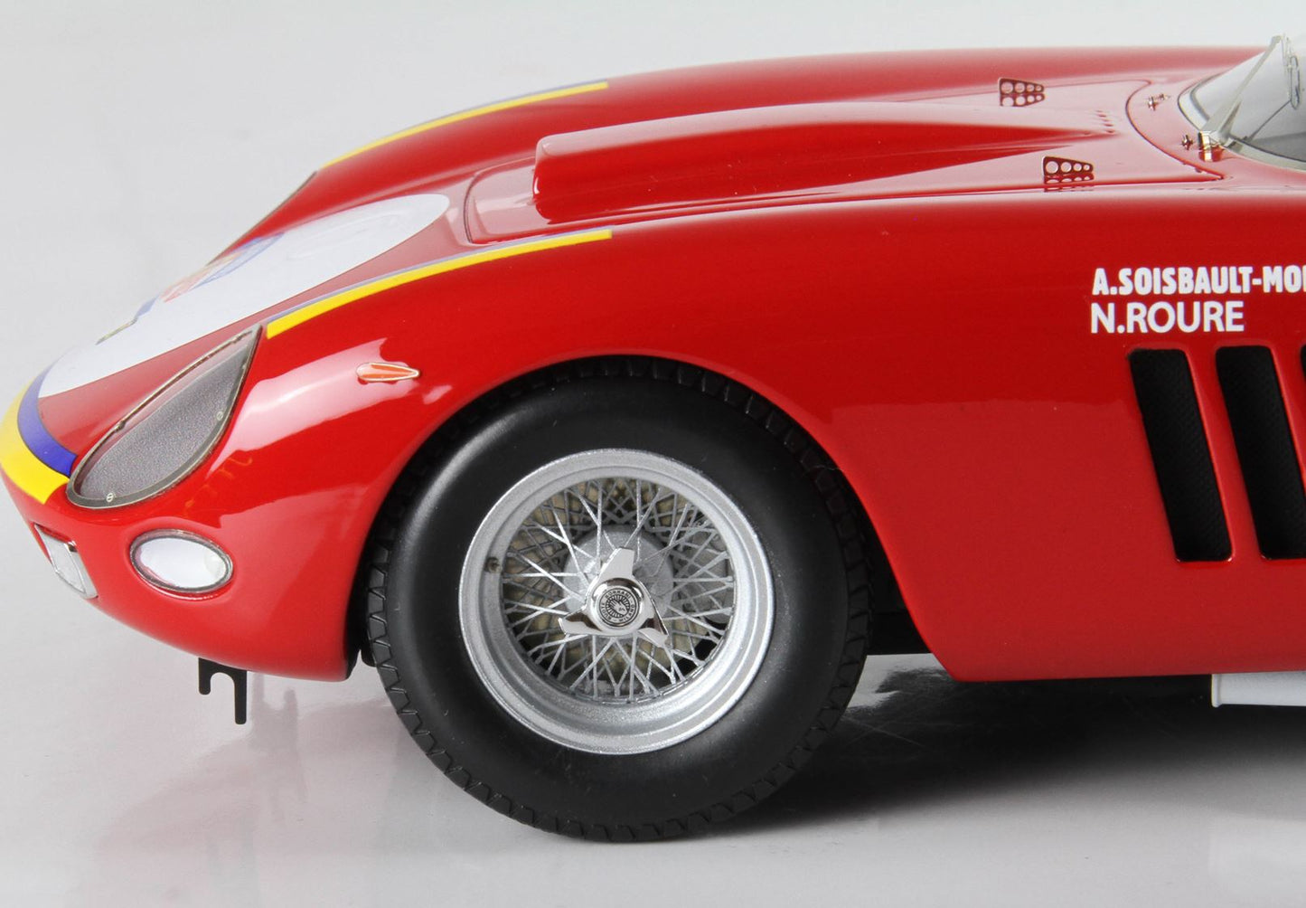 BBR-MODELS - 1/18Ferrari 250 GTO Tour De France 1964 Car N. 170 A. Soisbault . Montaigu - N. Roure  con Vetrinetta