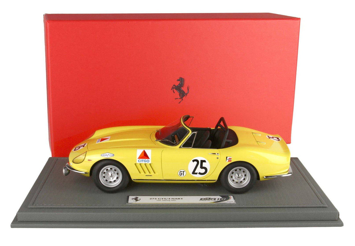 BBR-MODELS  - Ferrari 275 GTS 4 Nart Sebring 1967 con Vetrinetta