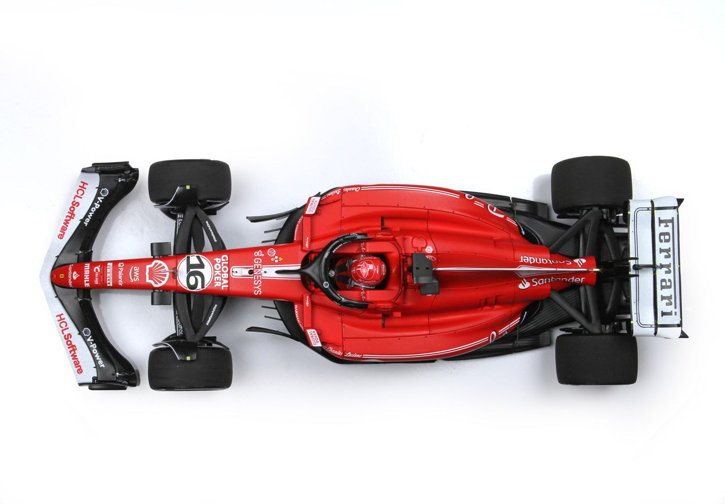 BBR-MODELS - 1/18 - FERRARI - F1 SF-23 TEAM SCUDERIA FERRARI N 16 2nd LAS VEGAS USA GP 2023 CHARLES LECLERC - RED WHITE BLACK