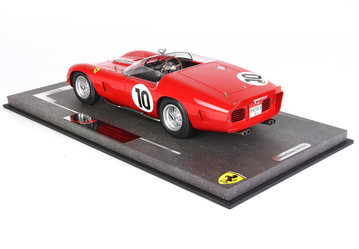 BBRMODELS - Ferrari 250 TRI 24h Le Mans 1961 Gendebien e P.Hill con vetrinetta