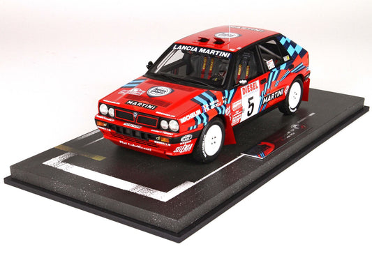 BBR MODELS - Lancia Delta HF Integrale 16V Sanremo 1989 Auriol Occelli TO62125M  con vetrinatta