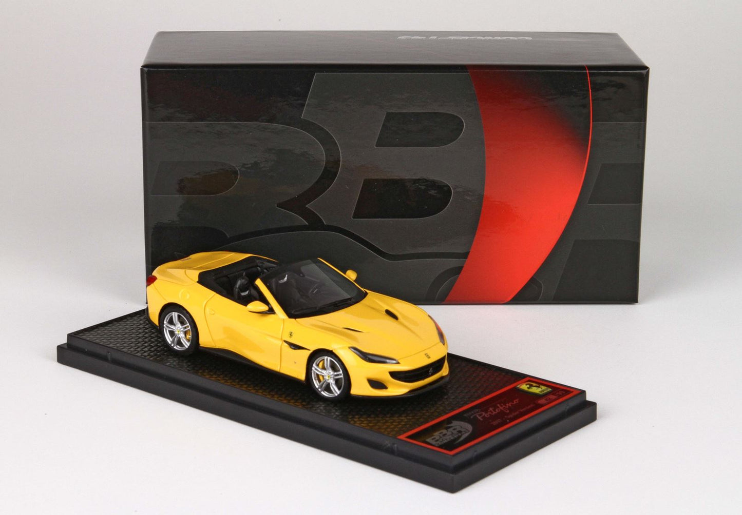 BBRModels -  1/43 Ferrari Portofino Spider Version Giallo Modena 4305