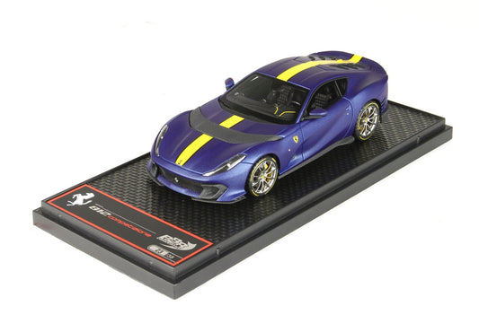 Ferrari 812 Competizione 2021 Blue Tour De France Opaco