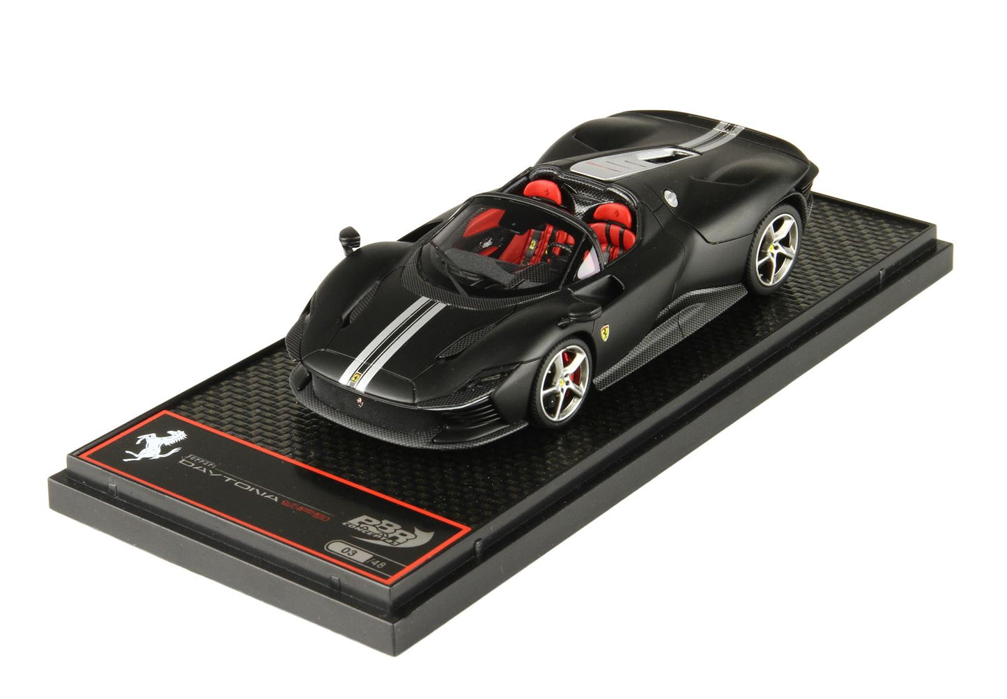 BBRModels - Ferrari Daytona SP3 serie Icona Nero Opaco 1/43