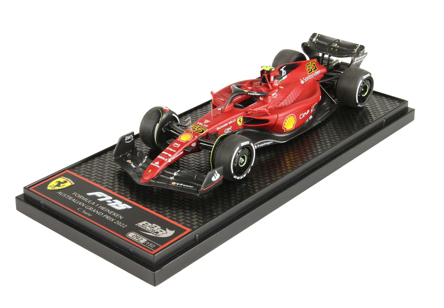 Ferrari F1-75 GP Australian Melbourne 2022 Carlos Sainz 1/43