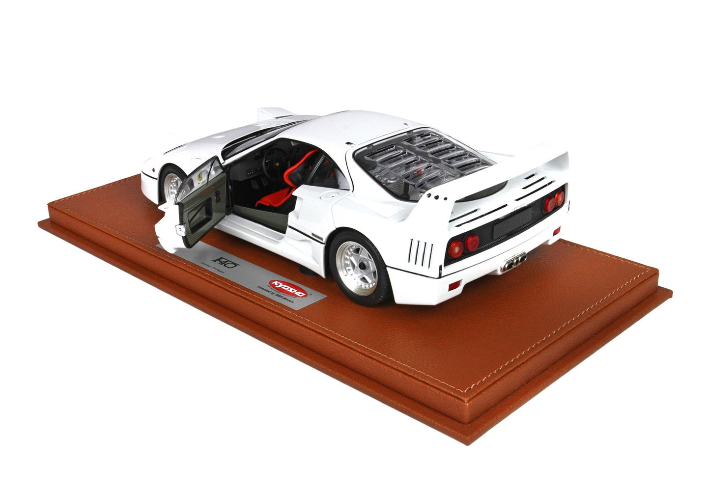 BBRModels - Ferrari F40 Bianco Metallizzato BBR-Kyosho  con vetrinetta