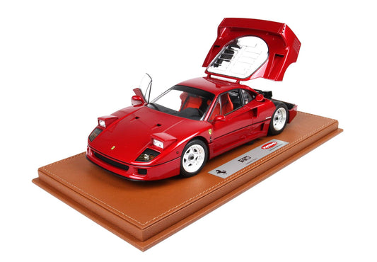 BBRModels - Ferrari F40 Rosso Metallizzato BBR-Kyosho con vetrinetta