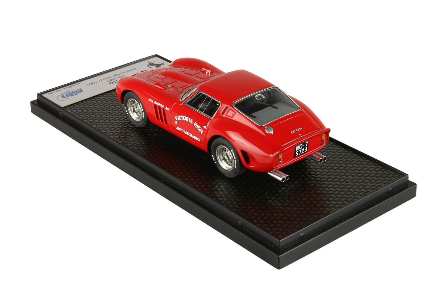 BBRModels - Ferrari 250 GTO S/N 3589 Victoria High School 1965