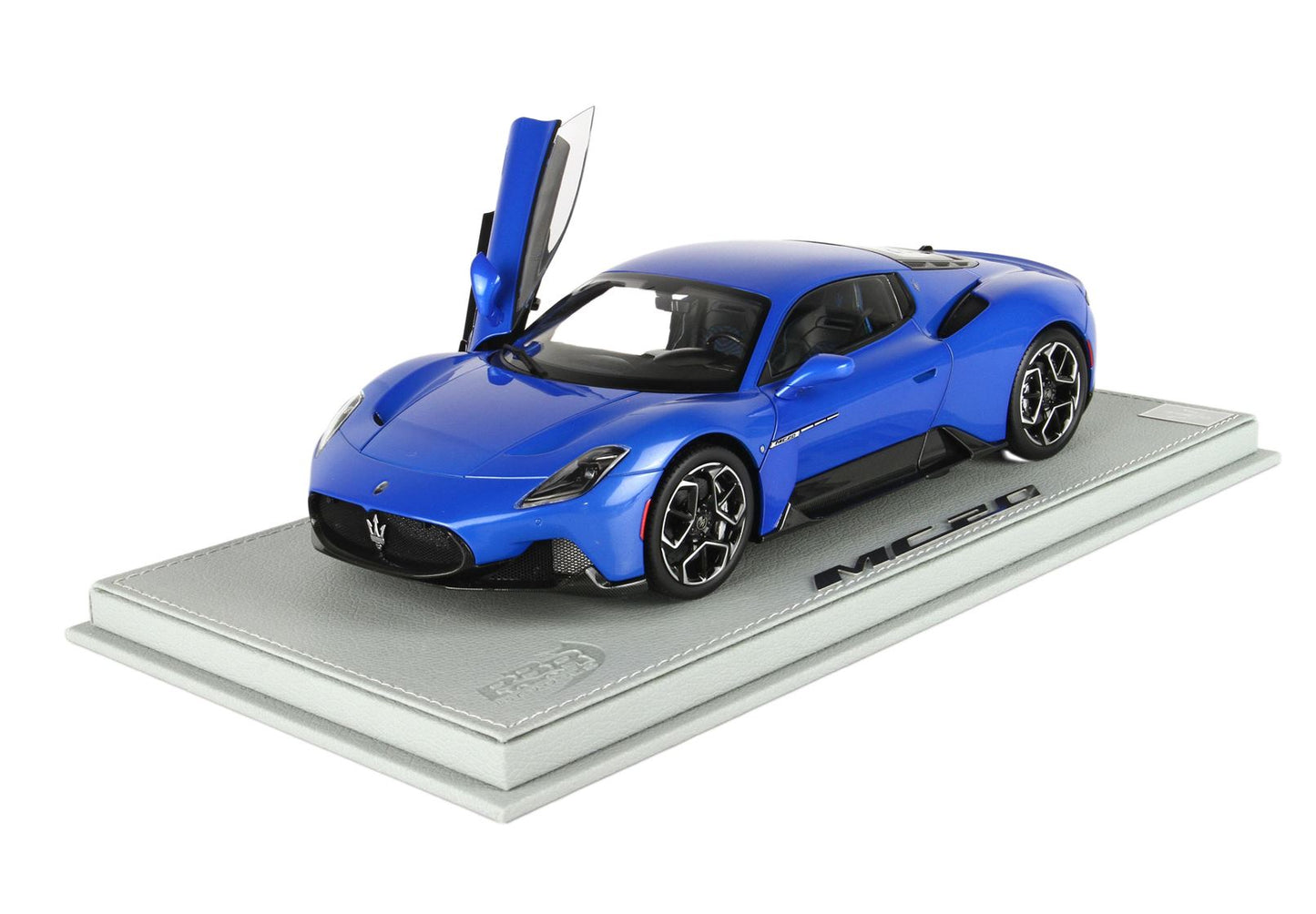 BBR-MODELS - 1/18 - Maserati MC20 Blu Infinito - Confezione con vetrina inclusa nel prezzo