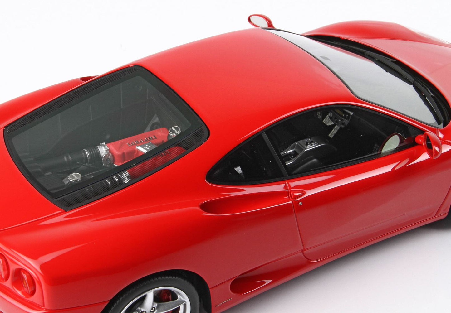 BBRModels - Ferrari 360 Modena 1999 Rosso Corsa 322 cambio F1-interni neri con vetrinetta