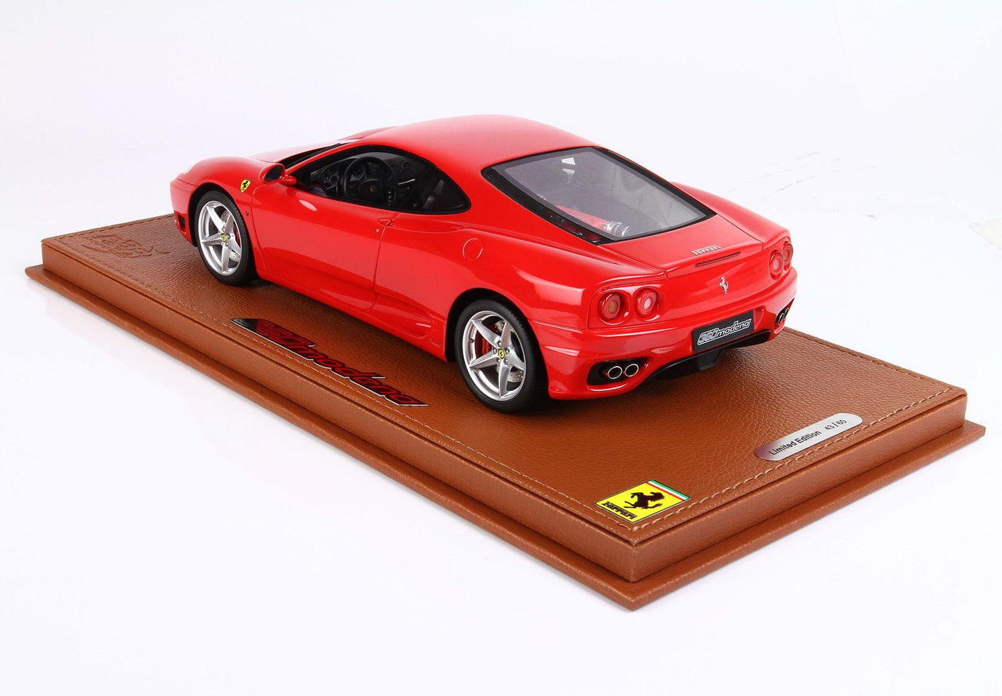 BBRModels - Ferrari 360 Modena 1999 Rosso Corsa 322 cambio F1-interni neri con vetrinetta