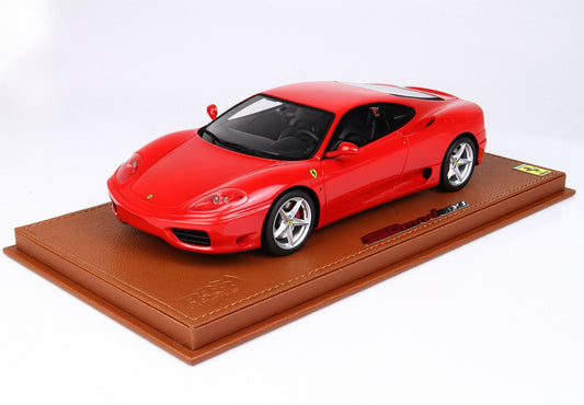 BBRModels - Ferrari 360 Modena 1999 Rosso Corsa 322 cambio F1-interni neri con vetrinetta