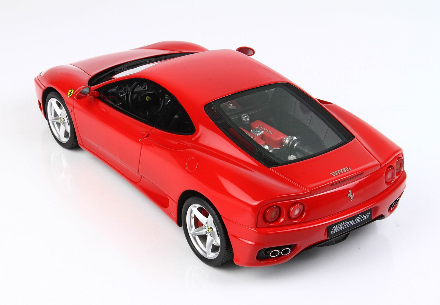 BBRModels - Ferrari 360 Modena 1999 Rosso Corsa 322 cambio F1-interni neri con vetrinetta