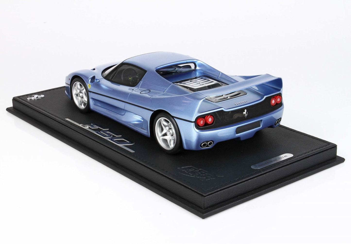 Ferrari F50 Coupe 1995 Met. Light Blu con Vetrinetta