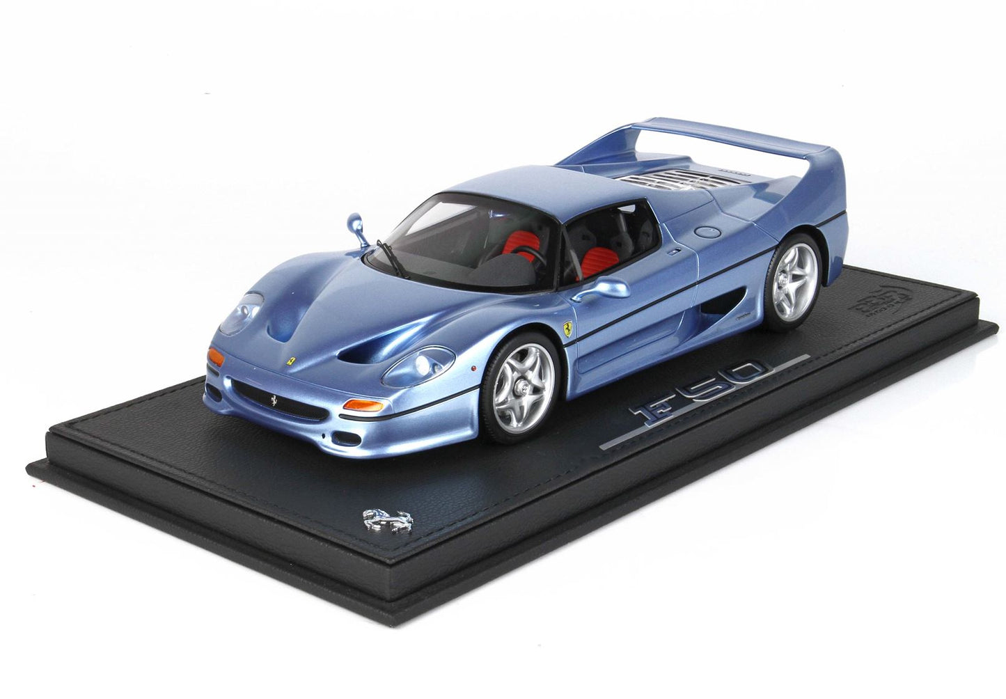 Ferrari F50 Coupe 1995 Met. Light Blu con Vetrinetta