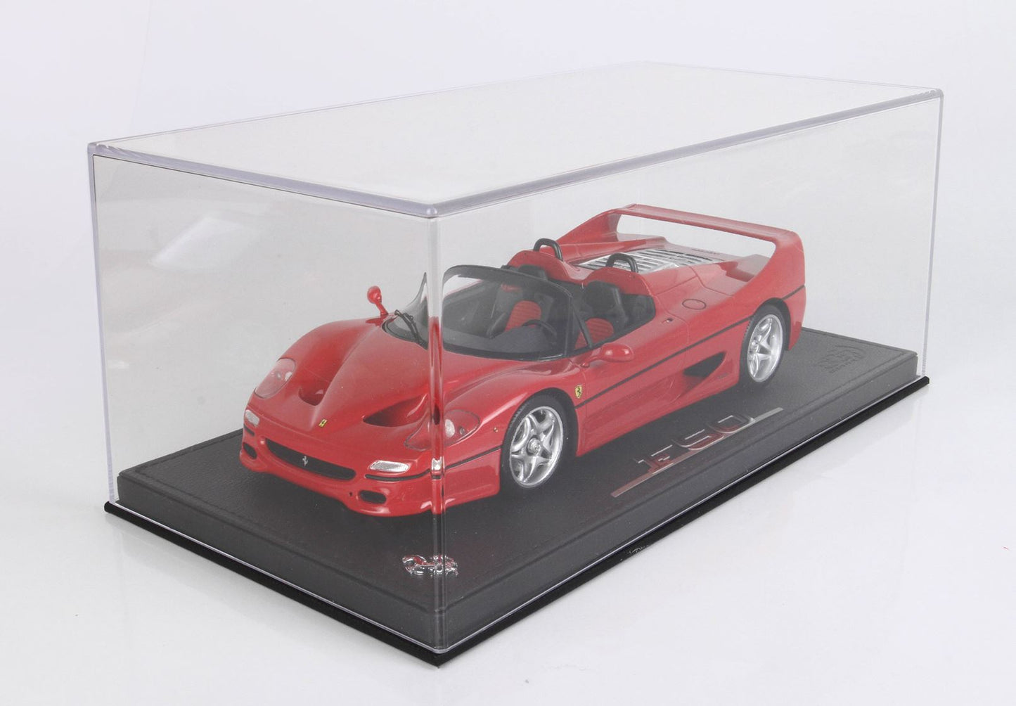 BBR-MODELS  - Ferrari F50 Coupe 1995 Spider Version Rosso con Vetrinetta