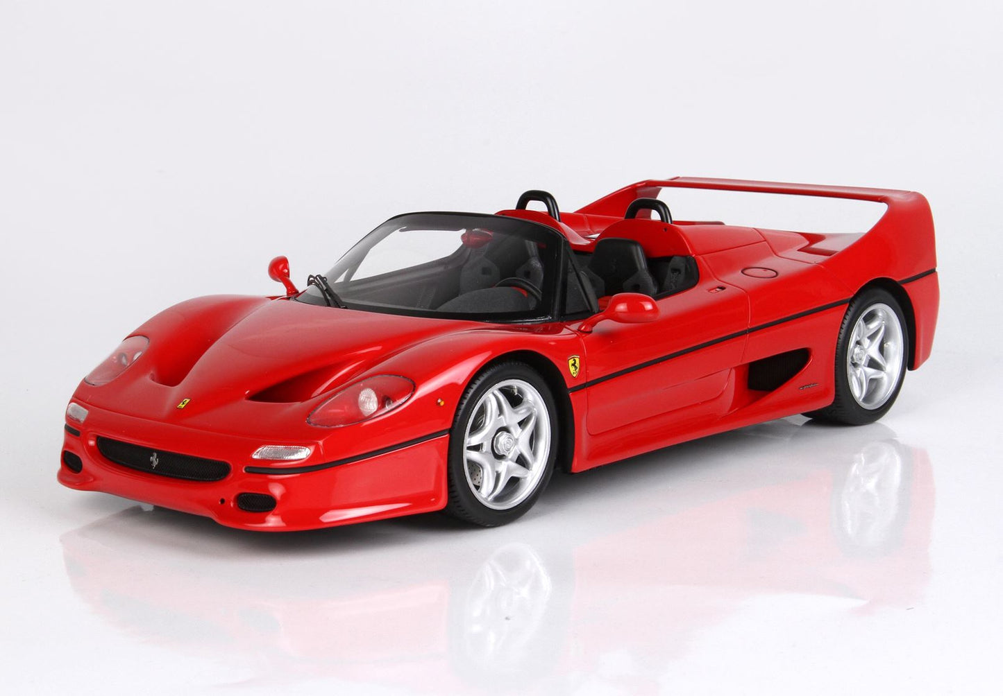 BBR-MODELS  - Ferrari F50 Coupe 1995 Spider Version Rosso con Vetrinetta