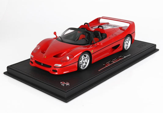 BBR-MODELS  - Ferrari F50 Coupe 1995 Spider Version Rosso con Vetrinetta