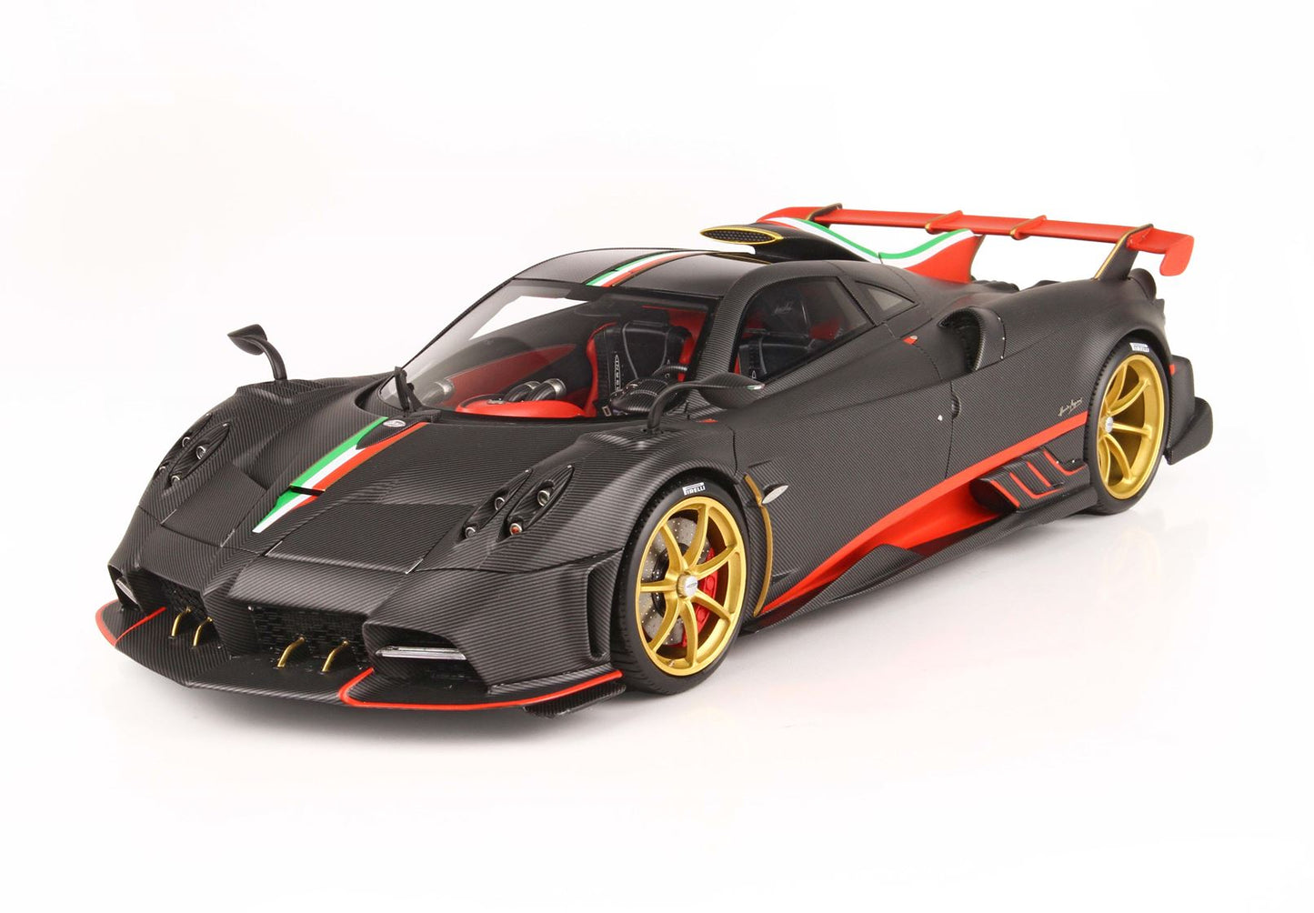 Pagani Imola 2020 Full Carbon Fibre 1/18 con Vetrinetta