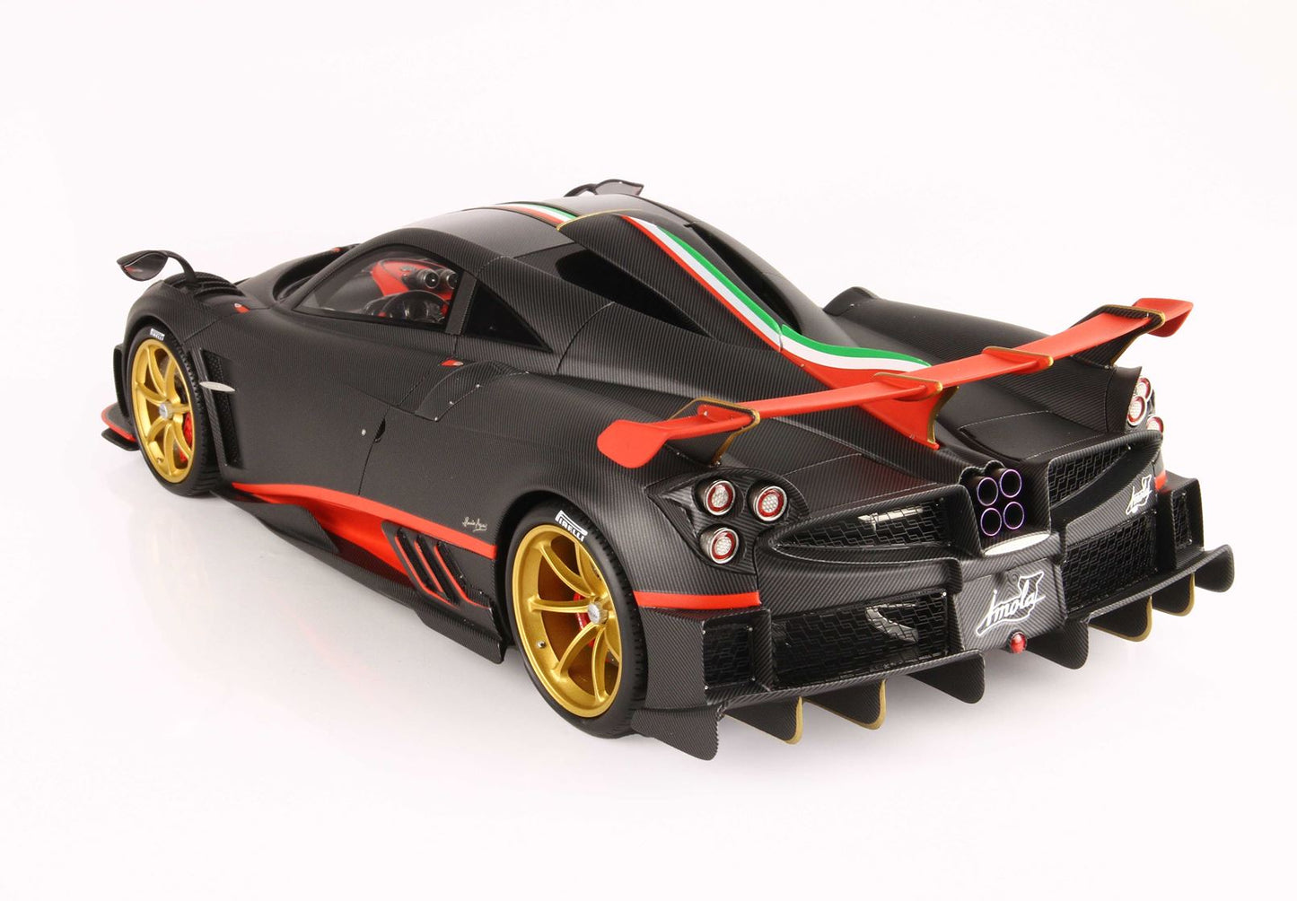 Pagani Imola 2020 Full Carbon Fibre 1/18 con Vetrinetta