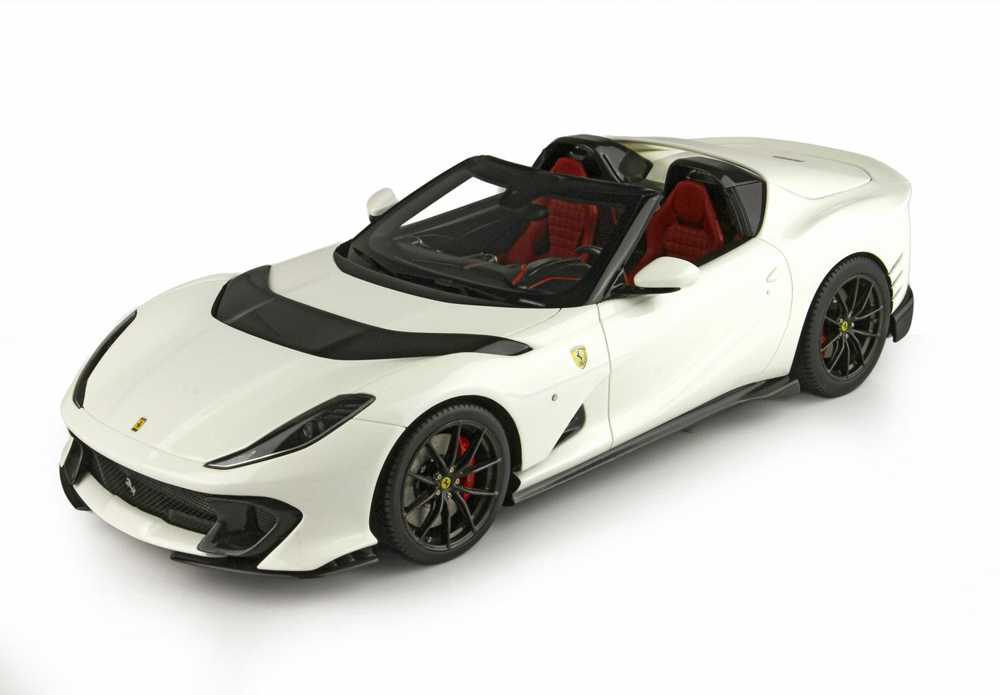 BBR-MODELS - Ferrari 812 Competizione A Avus White Vetrinetta inclusa