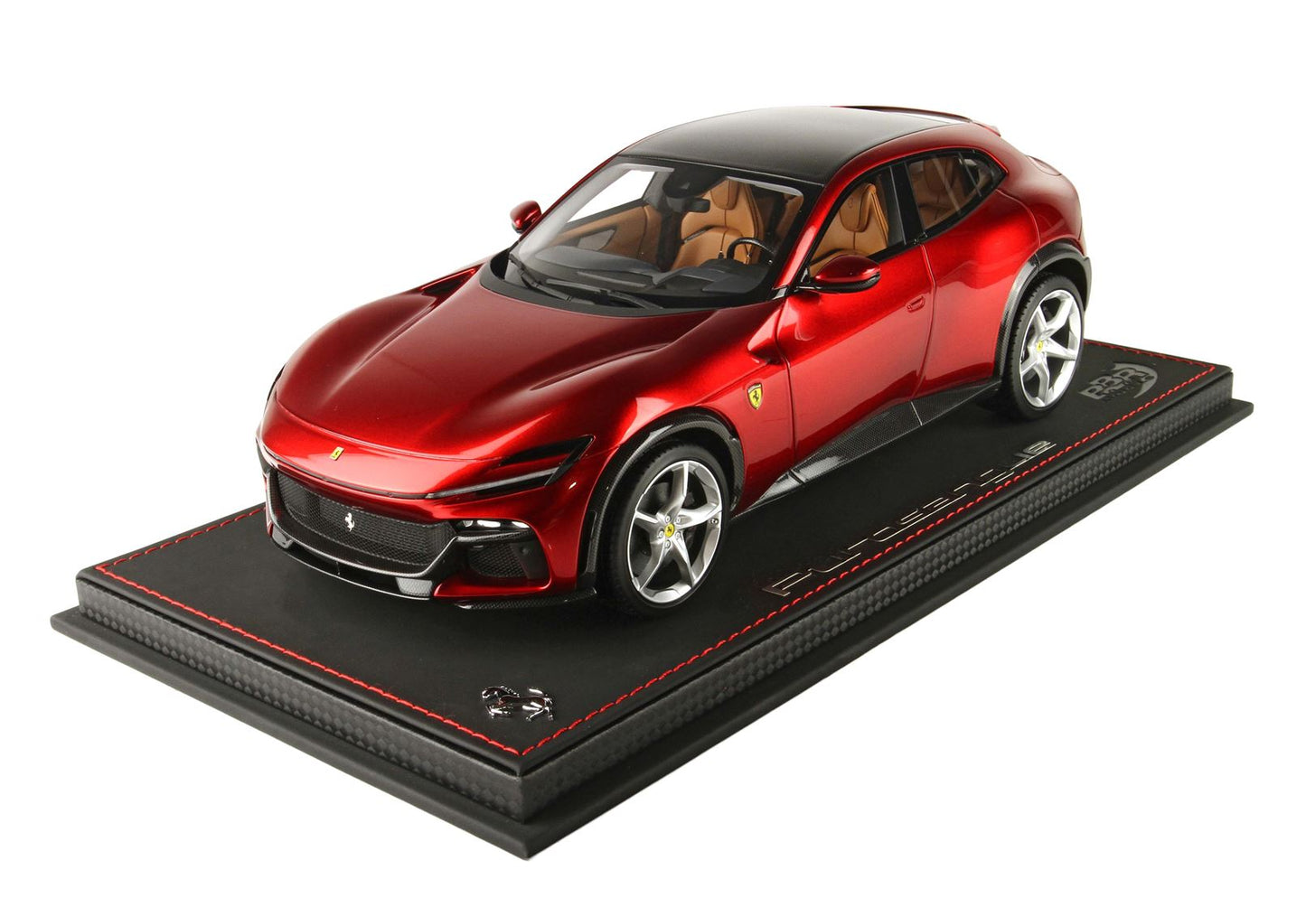 BBR-MODELS - 1/18 - Ferrari Purosangue ROSSO MAGMA Metallizato con Vetrinetta