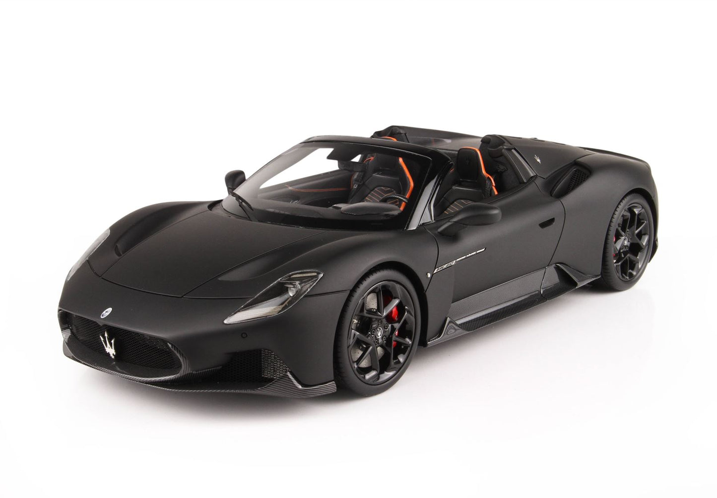 BBR-MODELS - 1/18 - MASERATI - MC20 CIELO SPIDER 2022 - CON VETRINA - MATT BLACK