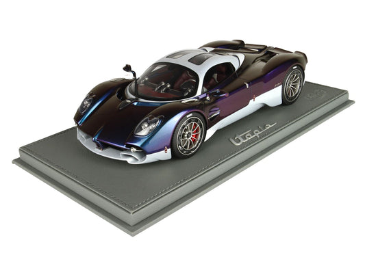 BBRModels - Pagani Utopia Camaleonte E Argento Metallizato con Vetrinetta