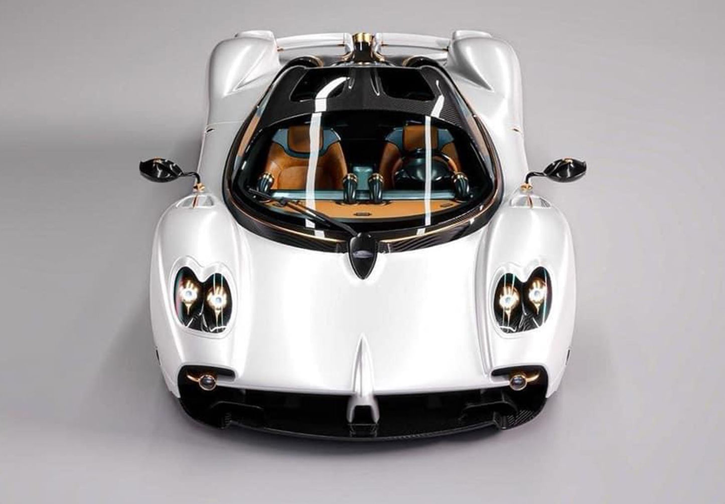 BBRModels - Pagani Utopia Bianco perla con Vetrinetta