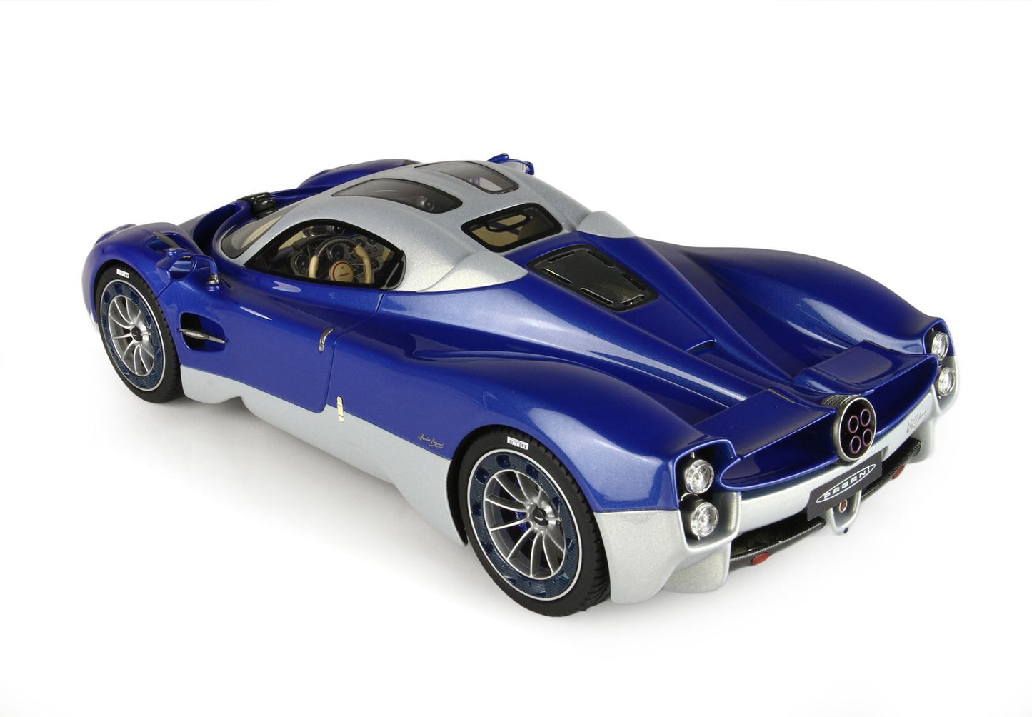 BBRModels - Pagani Utopia M208 Metallic Blue con vetrinetta