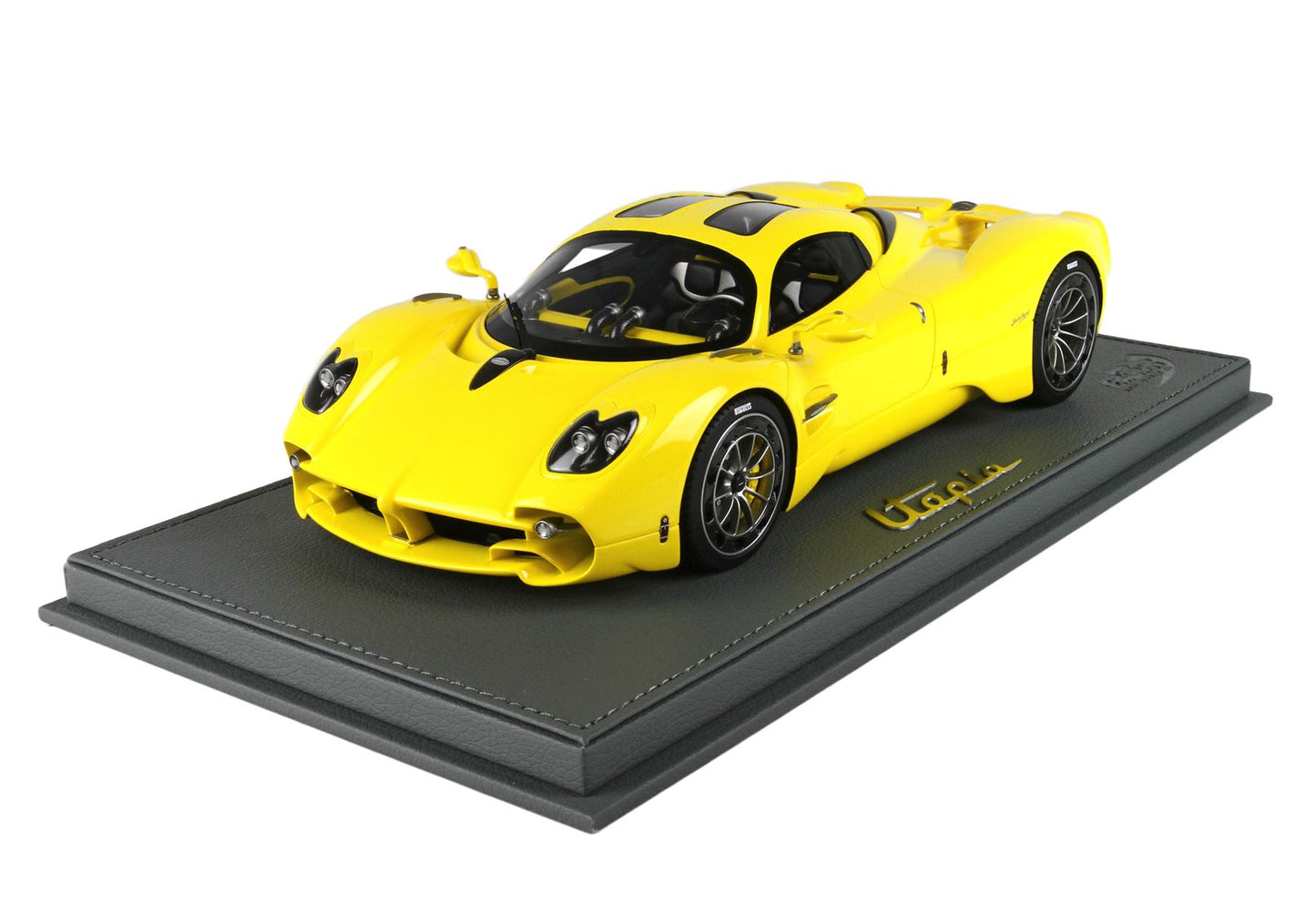 BBRModels - Pagani Utopia Giallo Vetrinetta inclusa