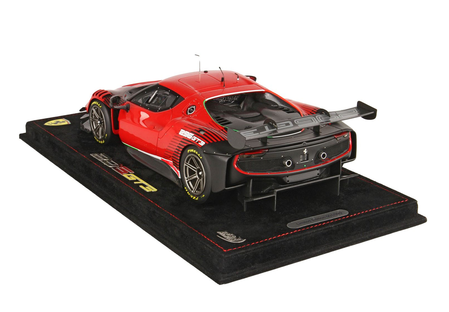 BBR-MODELS - FERRARI - 296 GT3 EVO 3.9L TURBO V8 N 0 LAUNCH VERSION 2022 - CON VETRINA