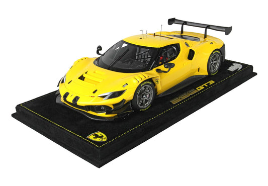 BBR-MODELS - 1/18 Ferrari 296 GT3 2022 Giallo Modena con Vetrinetta