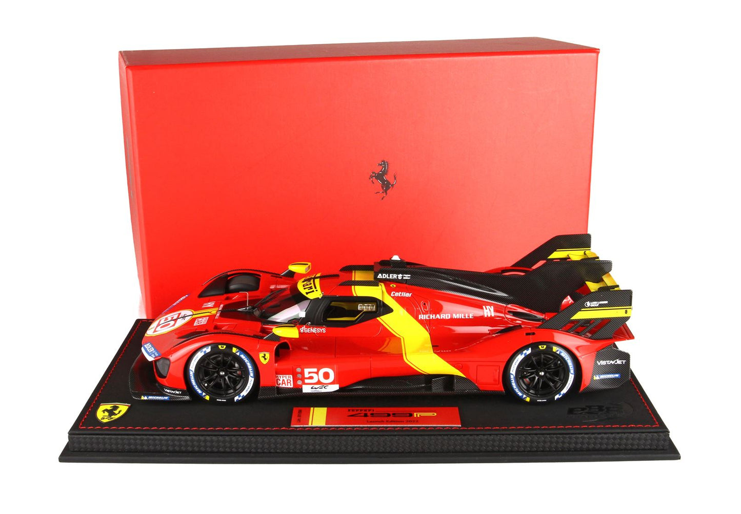 BBRModels - Ferrari 499P Hypercar 2022 Launch Edition con Vetrinetta