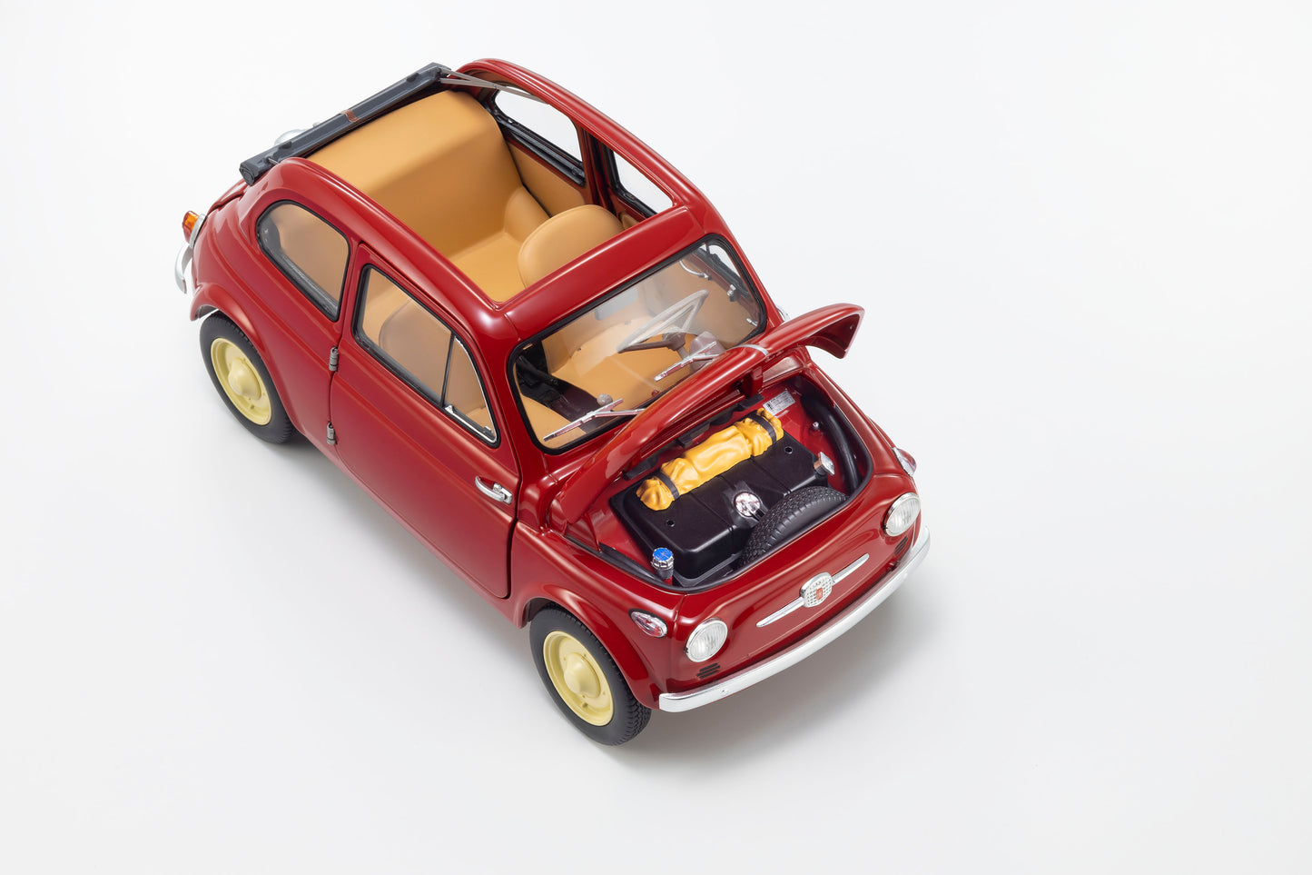 Kyosho - Fiat Nuova 500 1/18 (Rosso Corallo)