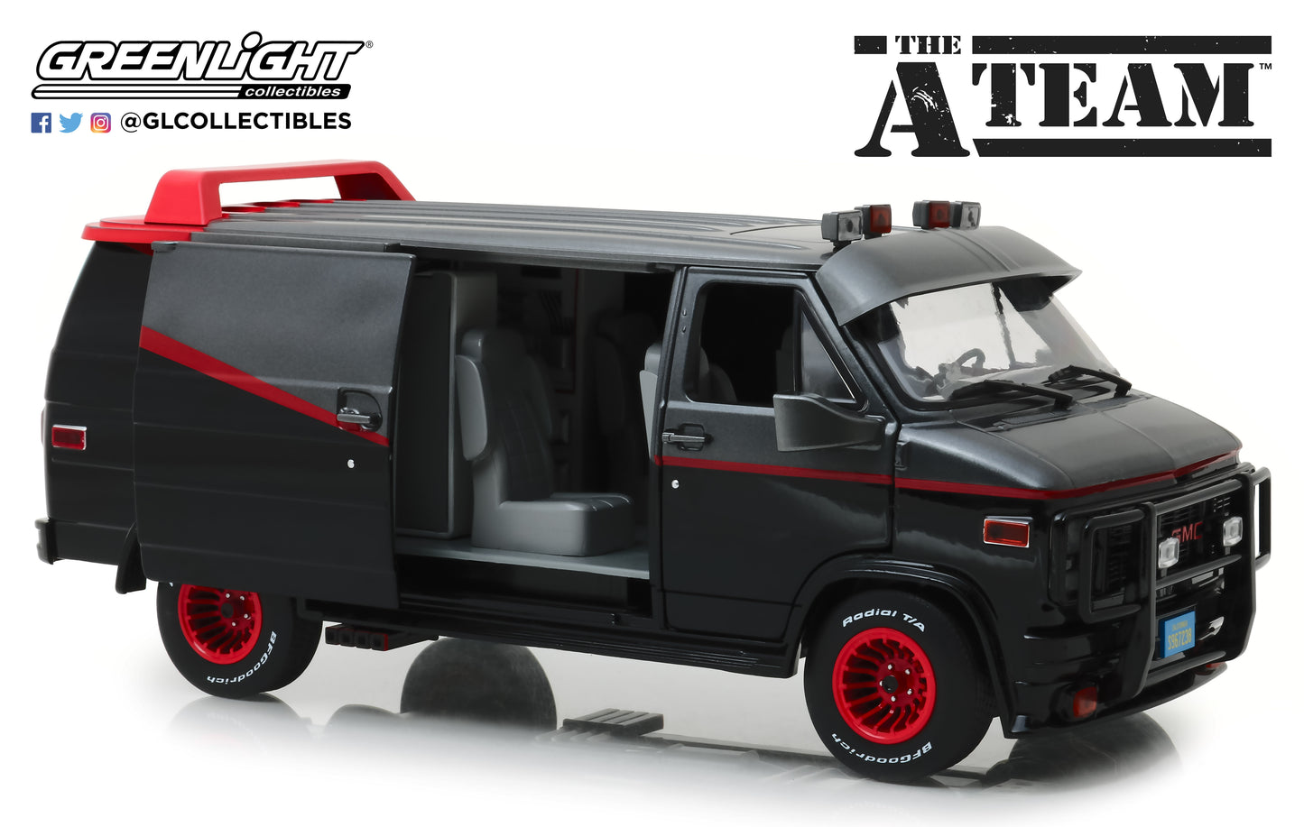 The A-Team (1983-87 TV Series) - 1983 GMC Vandura 1/18