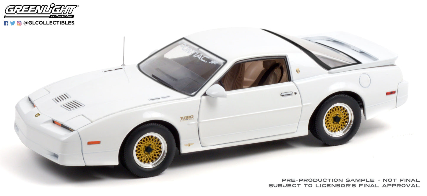 Greenlight 1989 Pontiac Turbo Trans Am (TTA) Hardtop - 20th Anniversary Pilot Car 1/18