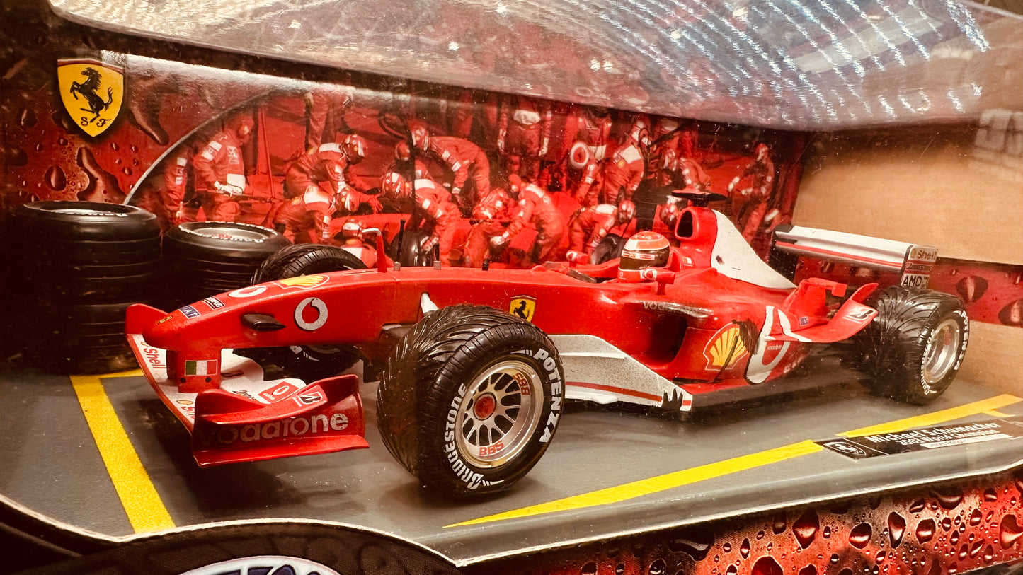 FERRARI 2003 Campione del Mondo Michael Schumacher - HOT WHEELS - B1026 - 1:18